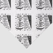 Mousseline Félicitations Papier Tissu (Détail)