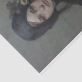 Mousseline Femme en noir 1 papier découpage (Détail)