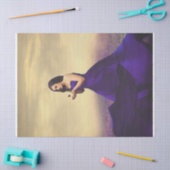 Mousseline Fente de terrain de lavande - Papier de papier de (Artisanat)