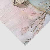 MOUSSELINE FERME SHABBY DANS PASTELS DÉCOUPAGE TISSUE PAPIER (Détail)