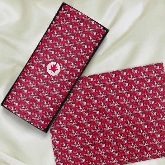 Mousseline Feuilles d'érable sur un papier Arrière - plan de 