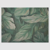 Mousseline Feuilles tropicaux papier de découpage texturé (Recto)