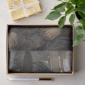 Mousseline Fille et cheval Steampunk 1 Découpage Papier (Cadeau)