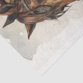 Mousseline Fille et cheval Steampunk 2 Découpage papier (Détail)