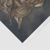 Mousseline Fille et cheval Steampunk 5 découpage papier (Détail)