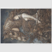 Mousseline Fille et cheval Steampunk 5 découpage papier (Recto)