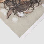 Mousseline Fille et cheval Steampunk 7 Découpage Papier (Détail)