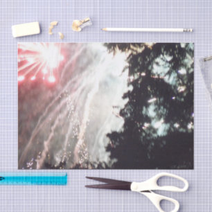 Mousseline Fireworks 14 papier de tissu