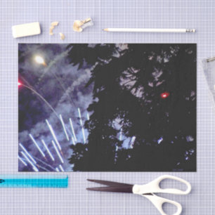 Mousseline Fireworks 1 papier de tissu