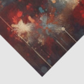 Mousseline Fireworks Freedom Patriotic Eagle découpage papier (Détail)