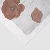 Mousseline Fleur 35 Papier Tissu De Découpage De Pavot (Détail)