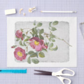 Mousseline Fleur 45 Papier Tissu De Découpage Rose (Artisanat)