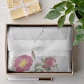 Mousseline Fleur 45 Papier Tissu De Découpage Rose (Cadeau)