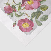 Mousseline Fleur 45 Papier Tissu De Découpage Rose (Détail)