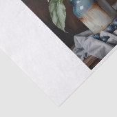 Mousseline Fleur de soleil blanc sur papier vache decoupage t (Détail)