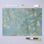 Mousseline Fleurs d'amandes Imprimer papier de tissus (Artisanat)