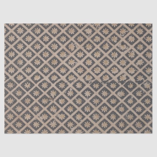 Mousseline Fleurs dans le papier de découpage Carré (Recto)