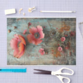 Mousseline Fleurs de papier Mélange de supports (Artisanat)