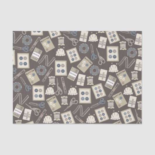 Mousseline Fournitures de couture Papier Tissu (Recto)