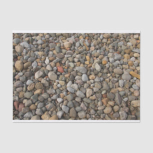 Mousseline Galets sur le papier tissus de plage