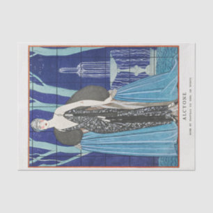 Mousseline George Barbier, Papier Tissu Art Déco