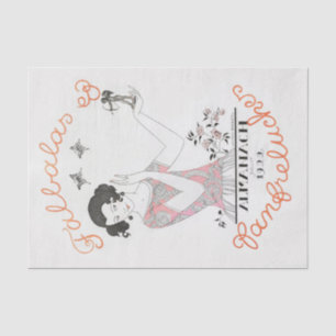Mousseline George Barbier, Papier Tissu Art Déco