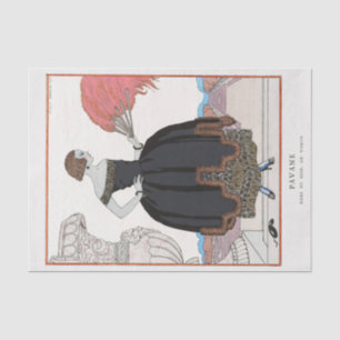 Mousseline George Barbier, Papier Tissu Art Déco