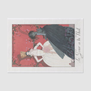 Mousseline George Barbier, Papier Tissu Art Déco