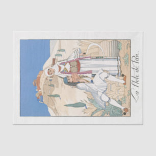 Mousseline George Barbier, Papier Tissu Art Déco
