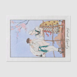 Mousseline George Barbier, Papier Tissu Art Déco
