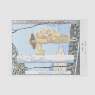 Mousseline George Barbier, Papier Tissu Art Déco