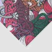 Mousseline Graffiti Urbain 24-2 Découpage Papier Tissu (Détail)