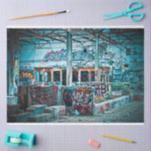 Mousseline Graffiti Urbain 25 Découpage Tissu Papier (Artisanat)