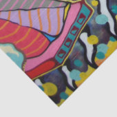 Mousseline Graffiti Urbain 28 Découpage Tissu Papier (Détail)