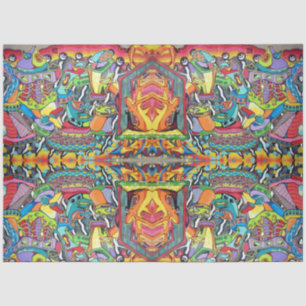 Mousseline Graffiti Urban 28 Découpage Papier Tissu Miroir