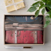 Mousseline Guitare patriotique 2 papier découpage (Cadeau)