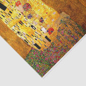 Mousseline Gustav Klimt, Le Baiser, Papier    Tissu (Détail)