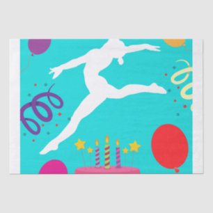 Mousseline Gymnastique Anniversaire de fête Papier