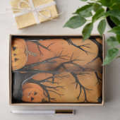 Mousseline Halloween Chats 1 Papier de découpage (Cadeau)