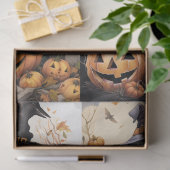 Mousseline Halloween Chien 1 Collage Papier de découpage (Cadeau)