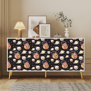 Mousseline Halloween gothique Découpage éphémère papier de ti