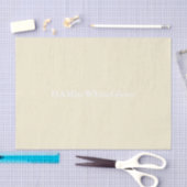 Mousseline HAMbyWG - Papier de tissus - crème douce (Artisanat)