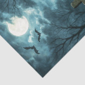 Mousseline Haunting Moonlit Graveyard Decoupage papier de pap (Détail)