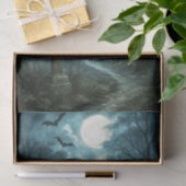Mousseline Haunting Moonlit Graveyard Decoupage papier de pap (Cadeau)
