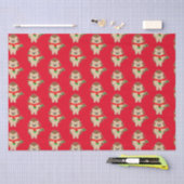 Mousseline Hérisson de Noël Holly : Be Jolly ! Papier cadeau (Artisanat)