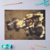 Mousseline Homme Steampunk avec papier découpage corbeau (Artisanat)