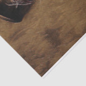 Mousseline Homme Steampunk avec papier découpage corbeau (Détail)