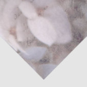 Mousseline Hydrangeas Dusty Rose Pink Decoupage papier papier (Détail)