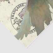 Mousseline Il m'aime, il ne m'aime pas. papier de tissu (Détail)