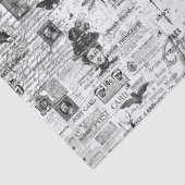 Mousseline Illustrations Ephemera Tissu ou papier découpage (Détail)